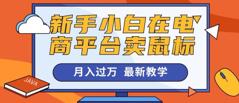 新手入门在电商平台卖电脑鼠标月入了万，最新赚钱课堂教学-小i项目网