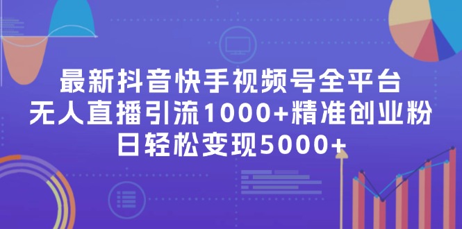 （11970期）最新抖音快手视频号全平台无人直播引流1000+精准创业粉，日轻松变现5000+-小i项目网