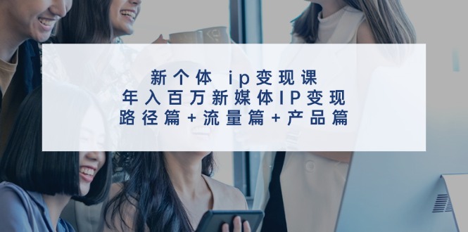 （11971期）新个体 ip变现课，年入百万新媒体IP变现，路径篇+流量篇+产品篇-小i项目网