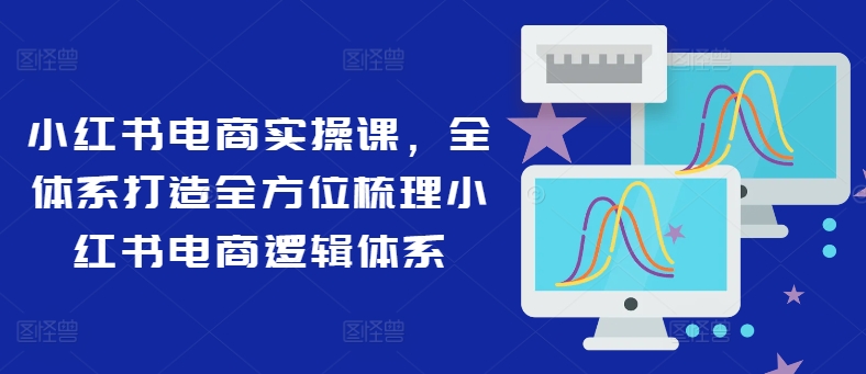 小红书电商实操课，全管理体系打造出多方位整理小红书电商逻辑框架-小i项目网