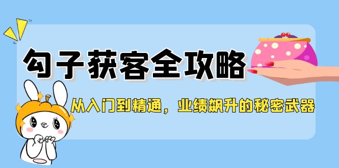 （12247期）从入门到精通，勾子获客全攻略，业绩飙升的秘密武器-小i项目网