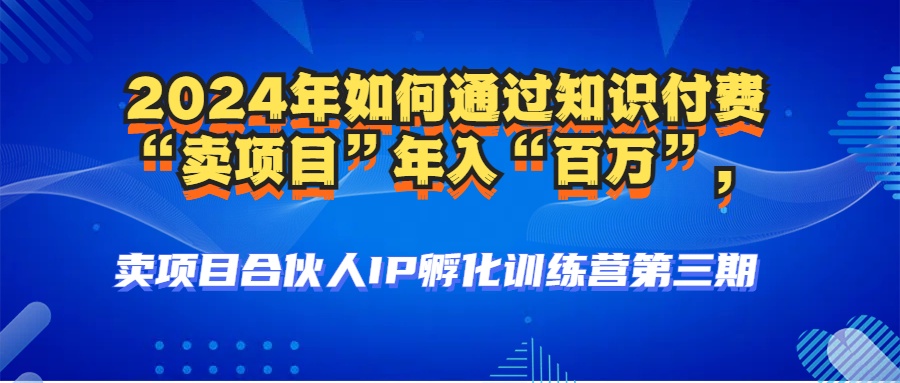 （12877期）2024年平常人怎样通过社交电商“卖项目”年收入“上百万”人物关系构建-高科技…-小i项目网