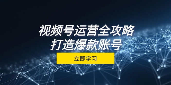 （12912期）视频号运营攻略大全，从查找到交易量一站式学习培训，微信视频号关键窍门，推出爆款…-小i项目网