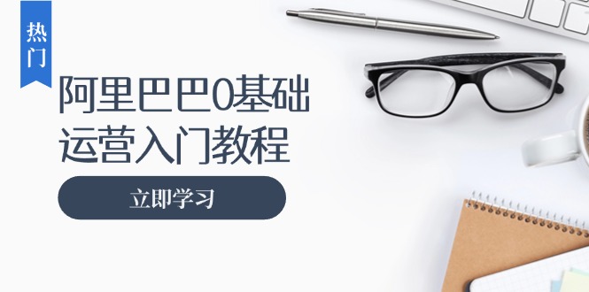 （13291期）阿里巴巴运营零基础入门教程：涵盖开店、运营、推广，快速成为电商高手-小i项目网