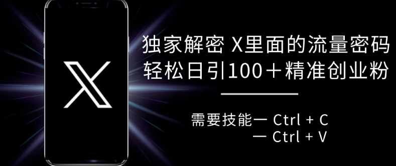 独家代理破译 X 里边的总流量登陆密码，拷贝轻轻松松日引100-小i项目网