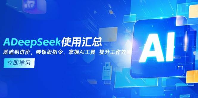 DeepSeek应用归纳，基本到升阶，引导词方法，把握AI专用工具 提高工作效率-小i项目网