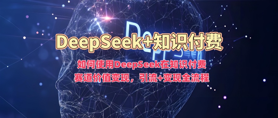 怎么使用DeepSeek在社交电商跑道价值变现，引流方法 转现全过程-小i项目网