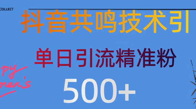 抖音情感引流方法自主创业粉，当然降低成本，日引500-小i项目网